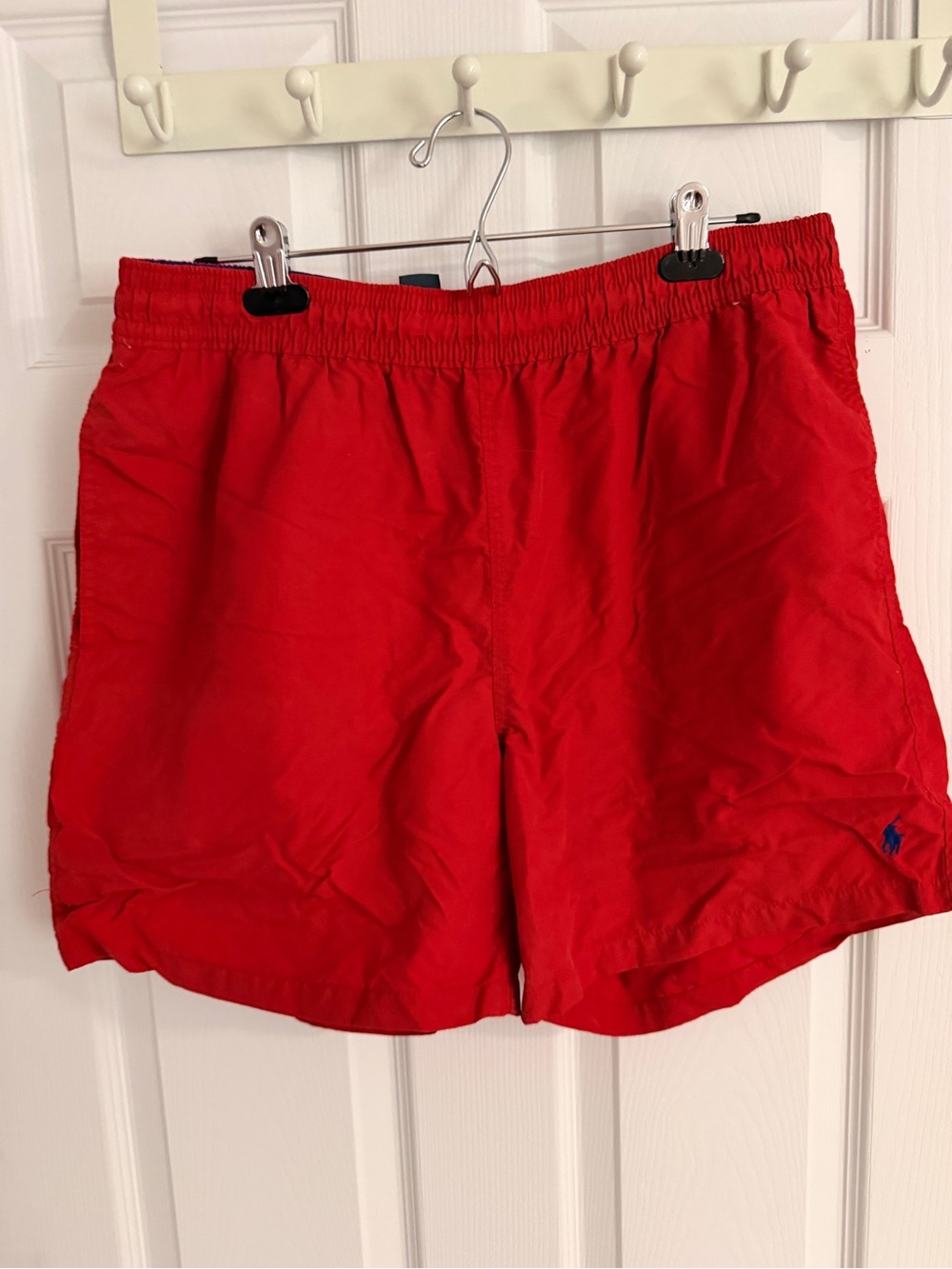 Polo by Ralph Lauren Bright Red Athletic Swim Shorts
